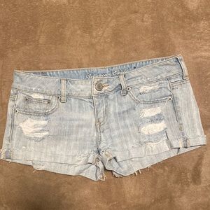 Distressed American Eagle Jean shorts